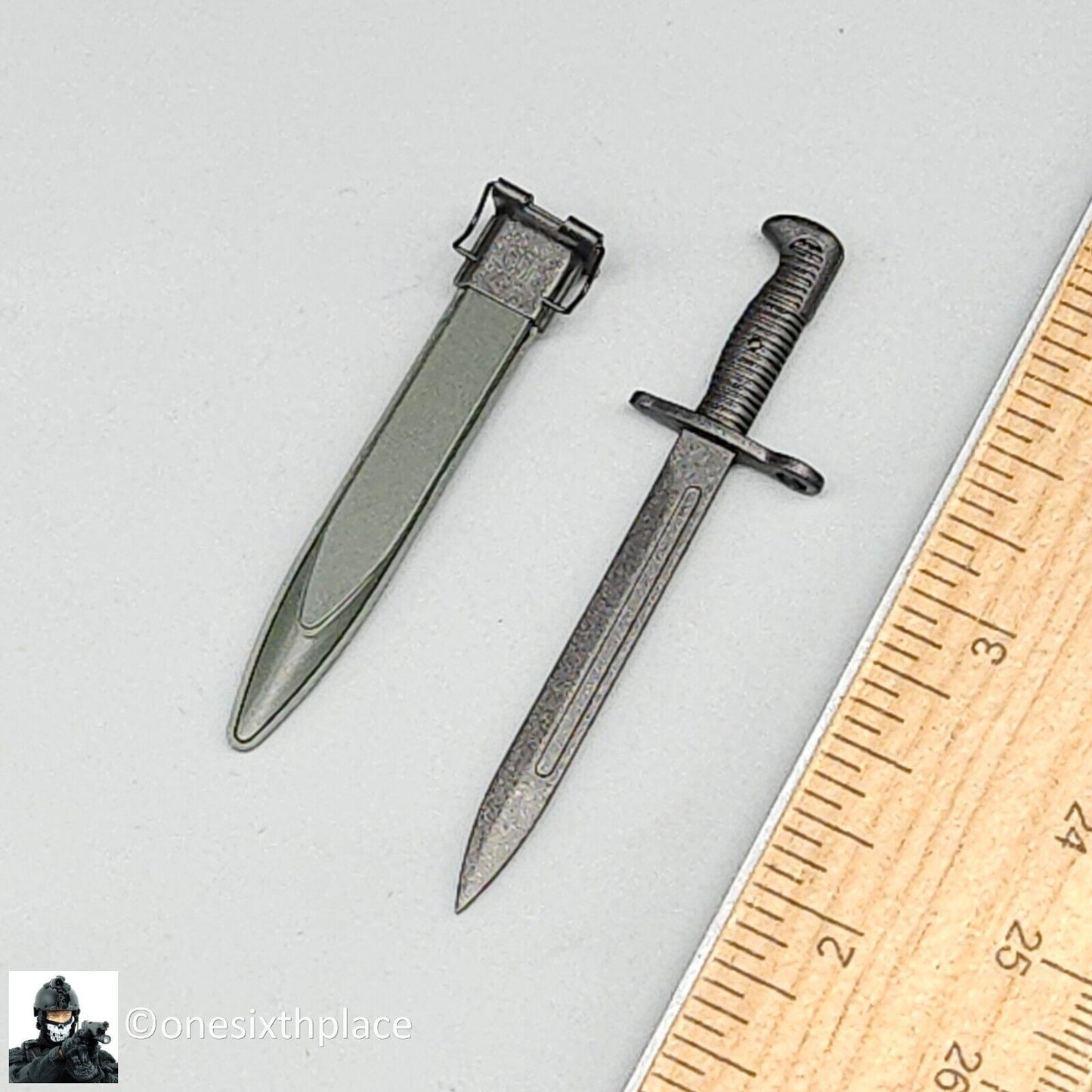 1:6 scale Ujindou WWII US Armored Infantryman M1 Garand Bayonet for 12" Figures