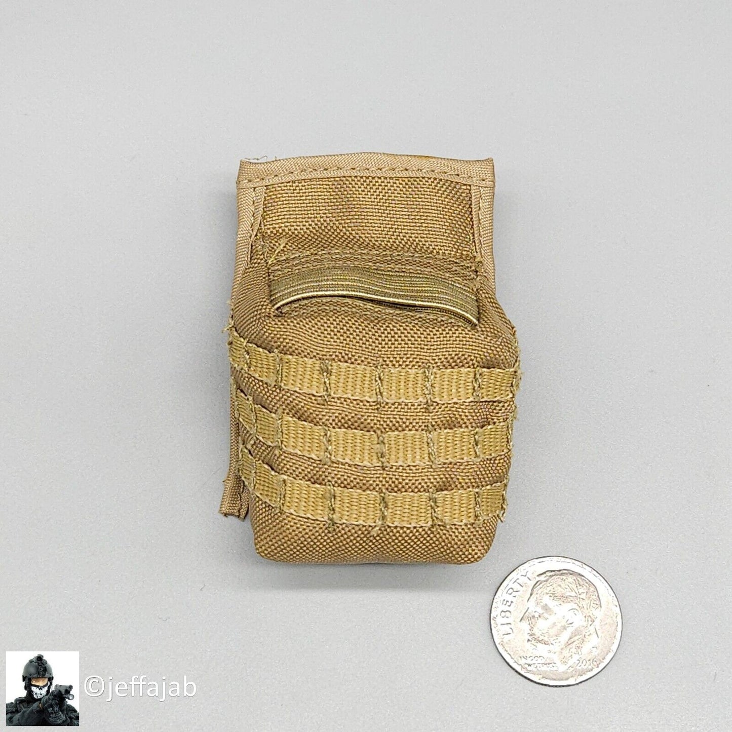 1:6 Soldier Story SF ODA Assault Team Leader Tan Dump Pouch for 12" Figures
