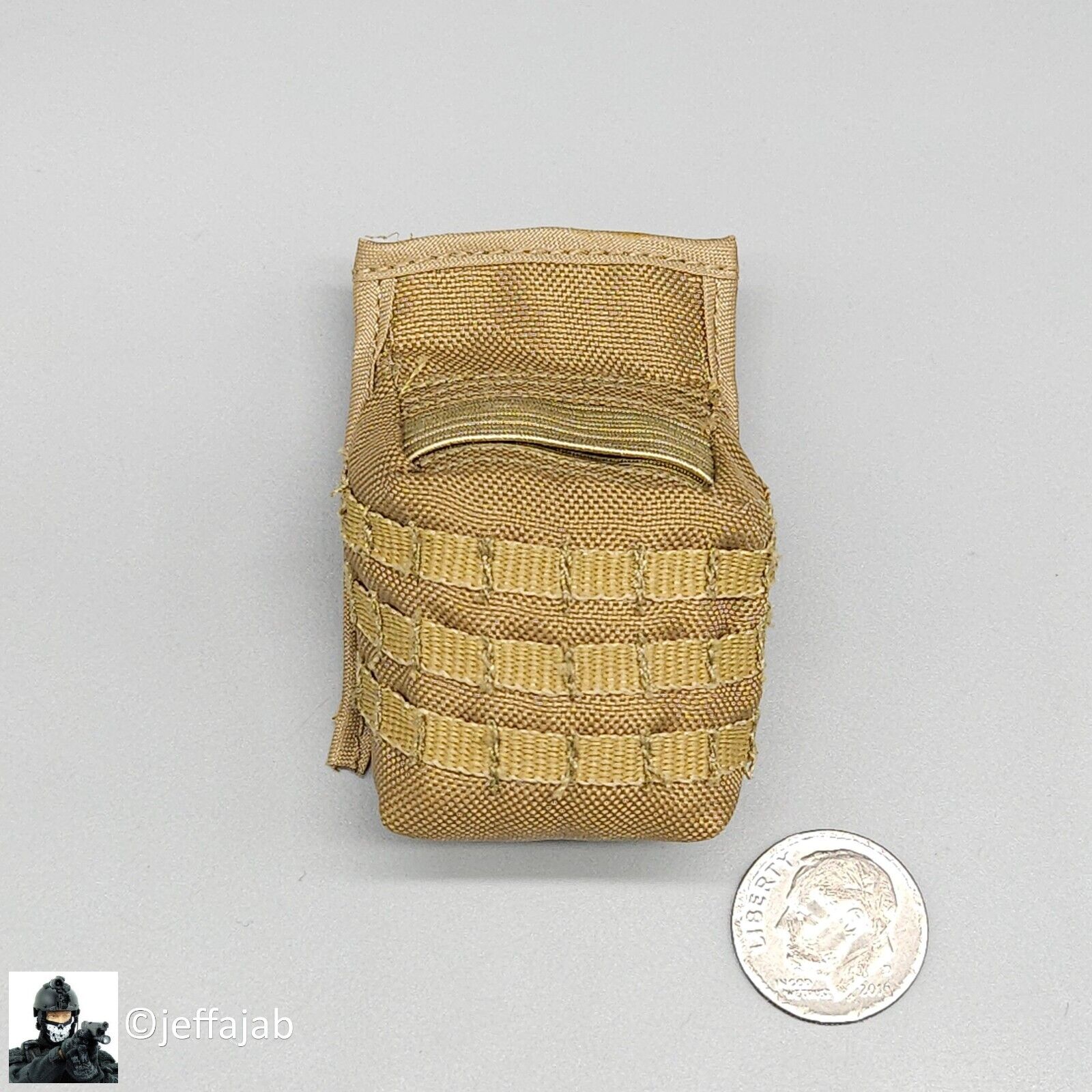1:6 Soldier Story SF ODA Assault Team Leader Tan Dump Pouch for 12" Figures