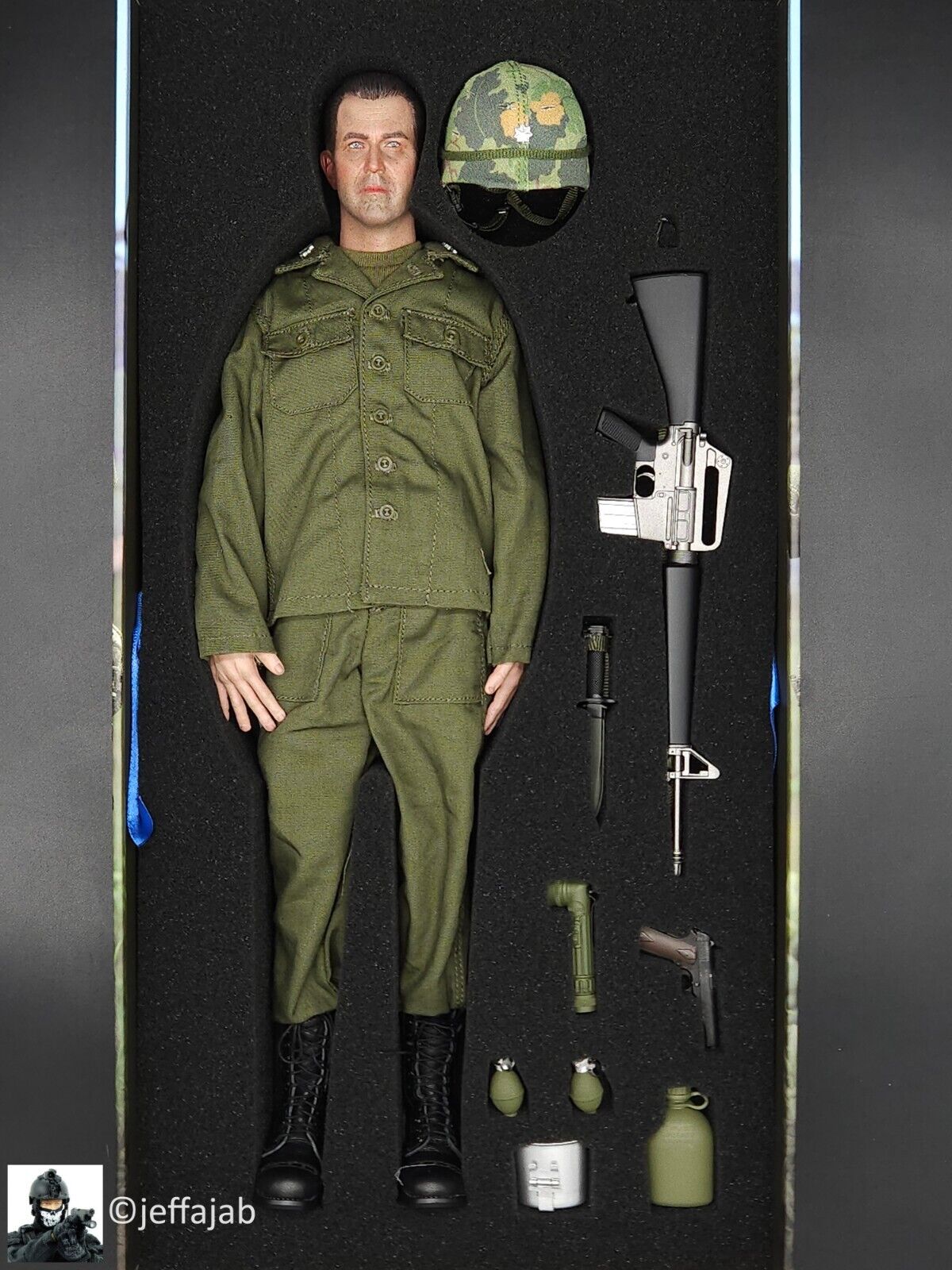 1:6 scale DiD Vietnam War U.S.  Army Lt. Col. Moore 12" Action Figure V80174