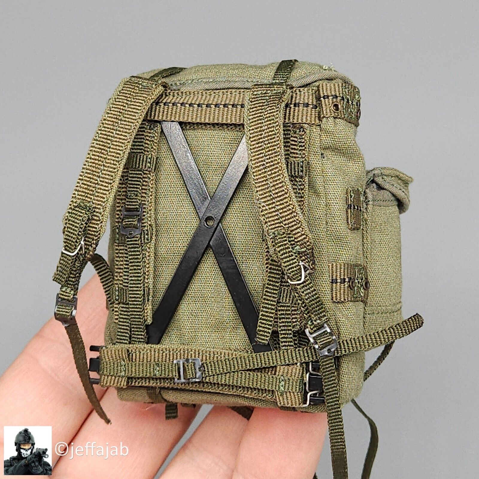 1:6 scale QO Toys Vietnam 101st Airborne Hamburger Hill Rucksack Backpack