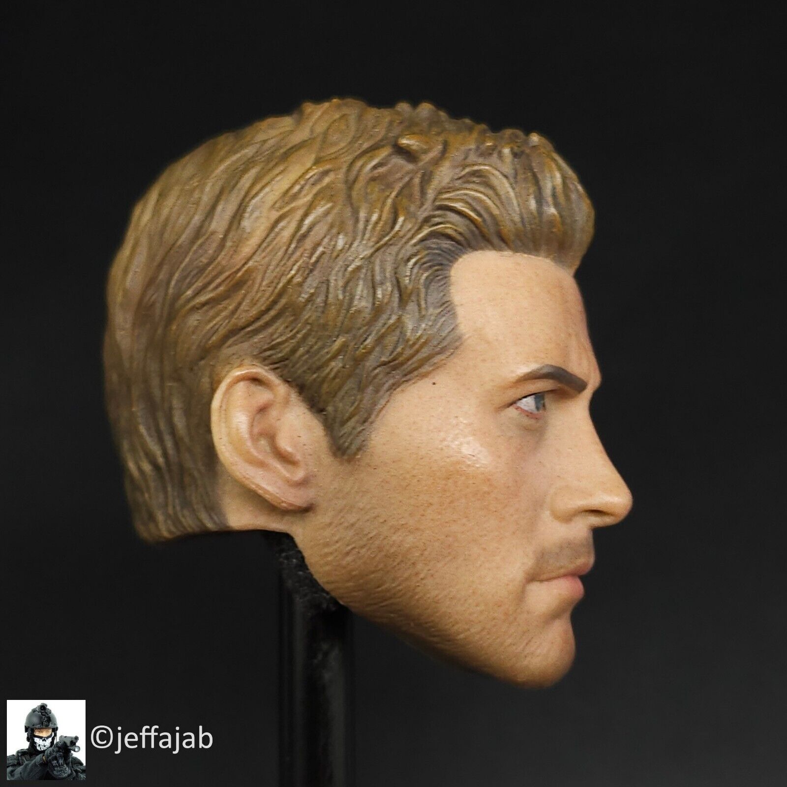 1:6 scale Hot Toys TrueType Jake Gyllenhaal Male Head Sculpt 12" Figures