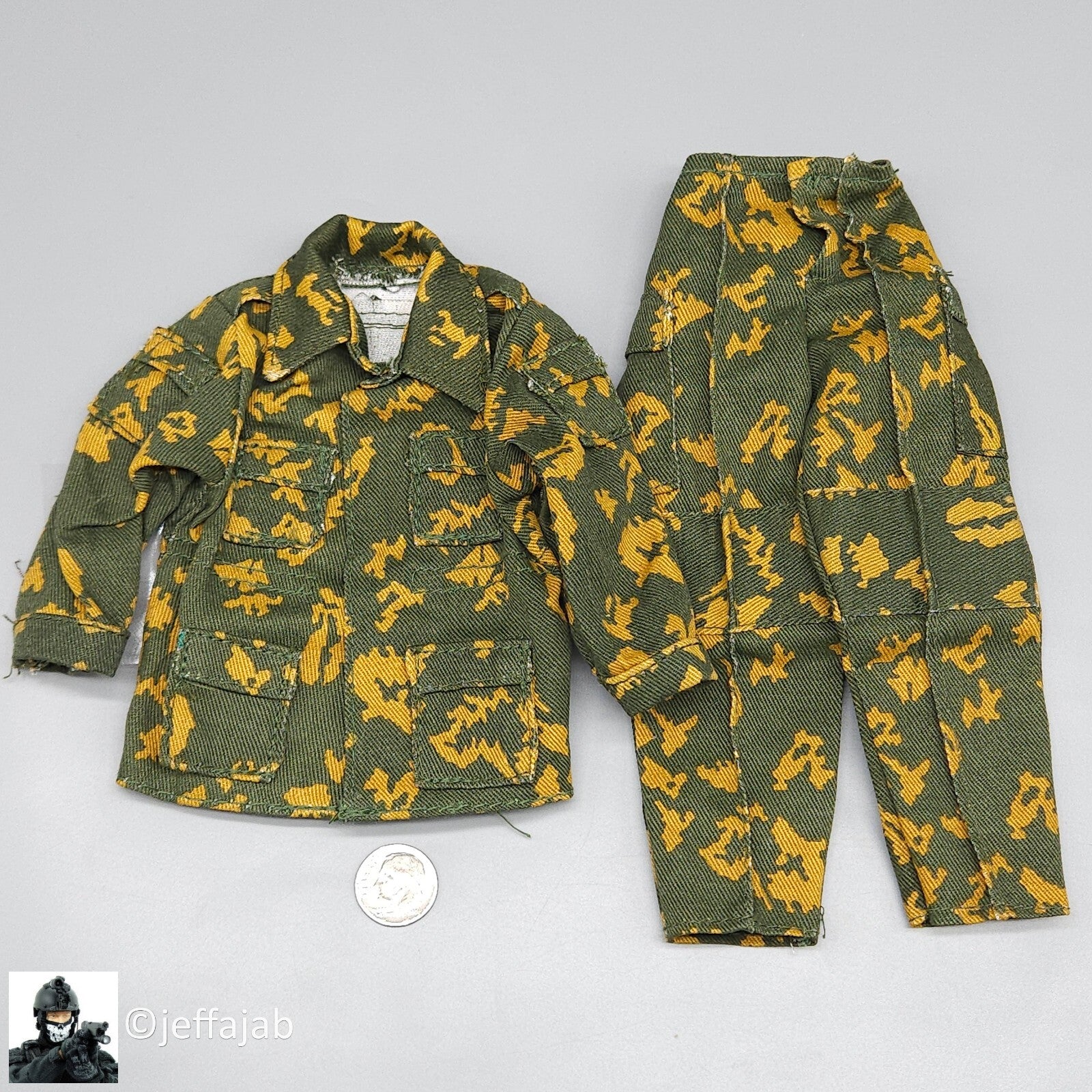 1:6 Ultimate Soldier Russian Spetsnaz Yellow KLMK Camo Uniform for 12" Figures