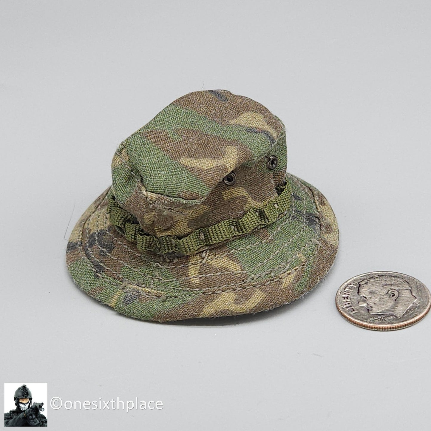 1:6 scale Dragon Woodland Camo Boonie Hat for 12" Figures