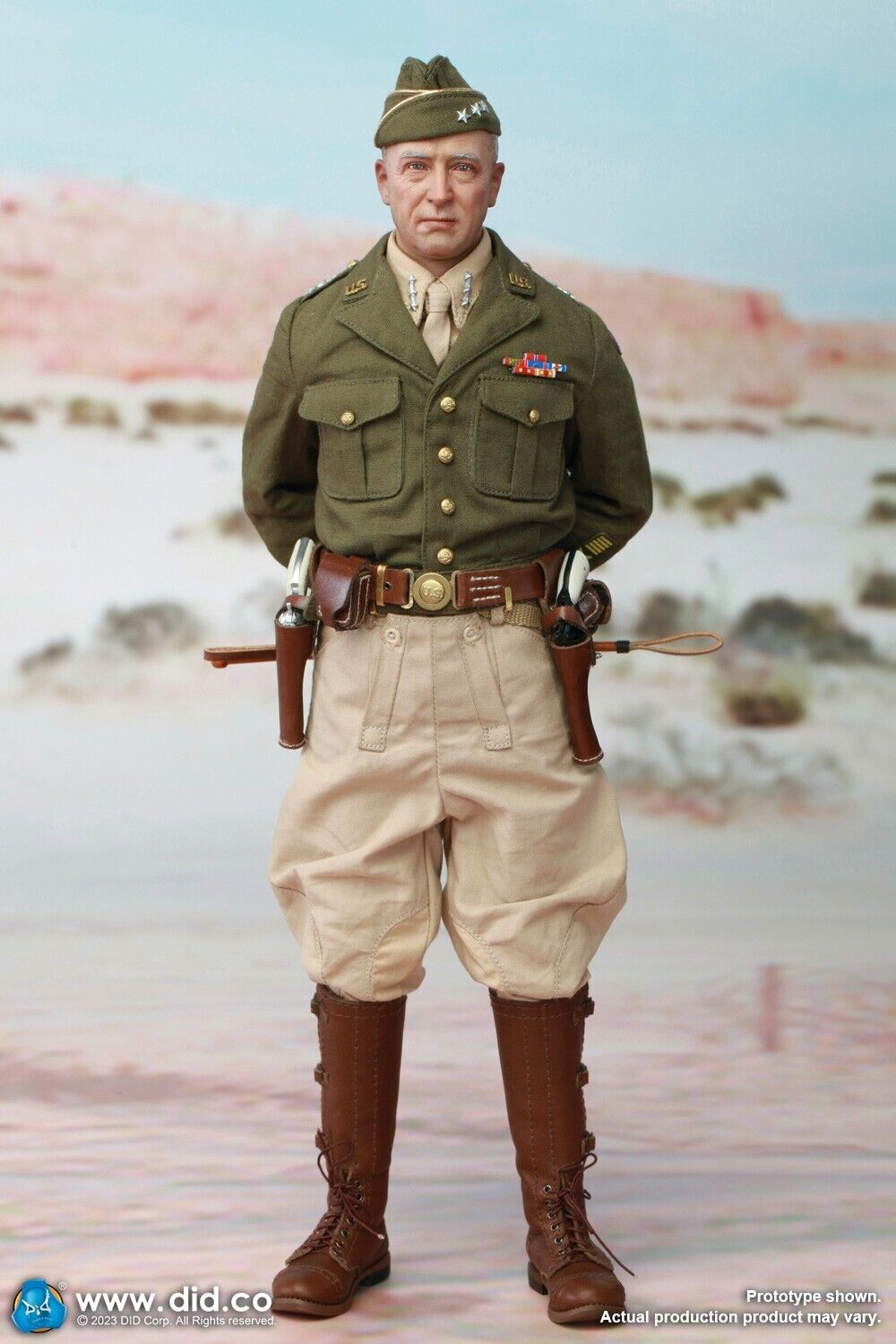 1:6 scale DiD WWII General of US Army George Smith Patton Jr. 12" Figure A80164