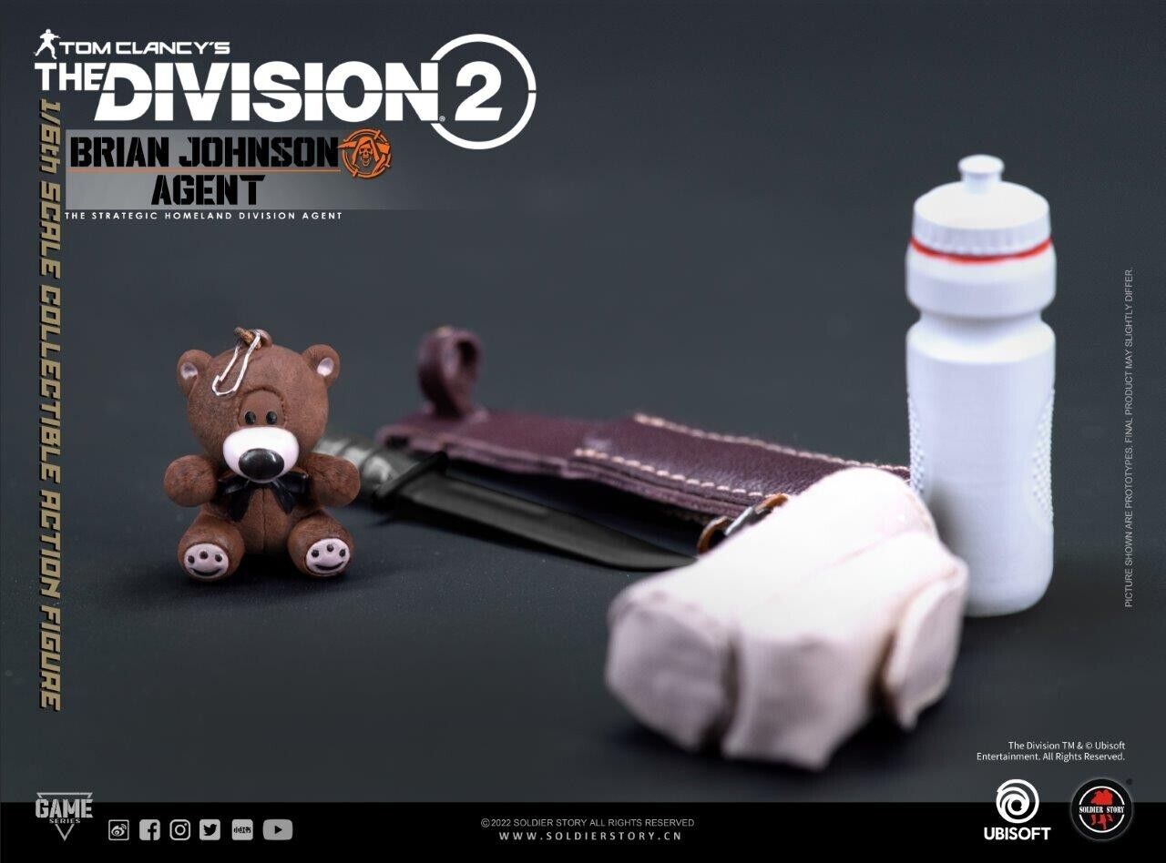 1:6 Soldier Story The Division 2 Agent Brian Johnson Tan Water Bottle Pouch