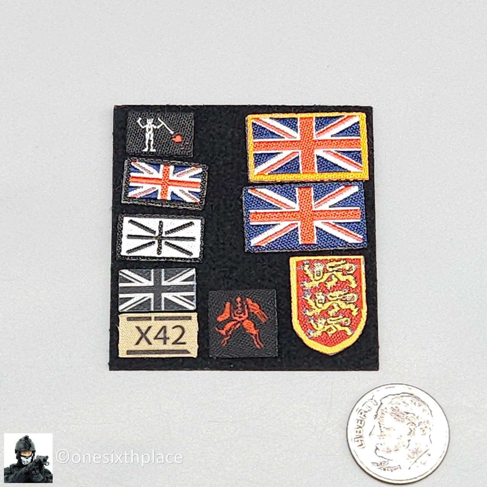 1:6 scale Easy & Simple Coalition Forces British SAS Patches Set for 12" Figures