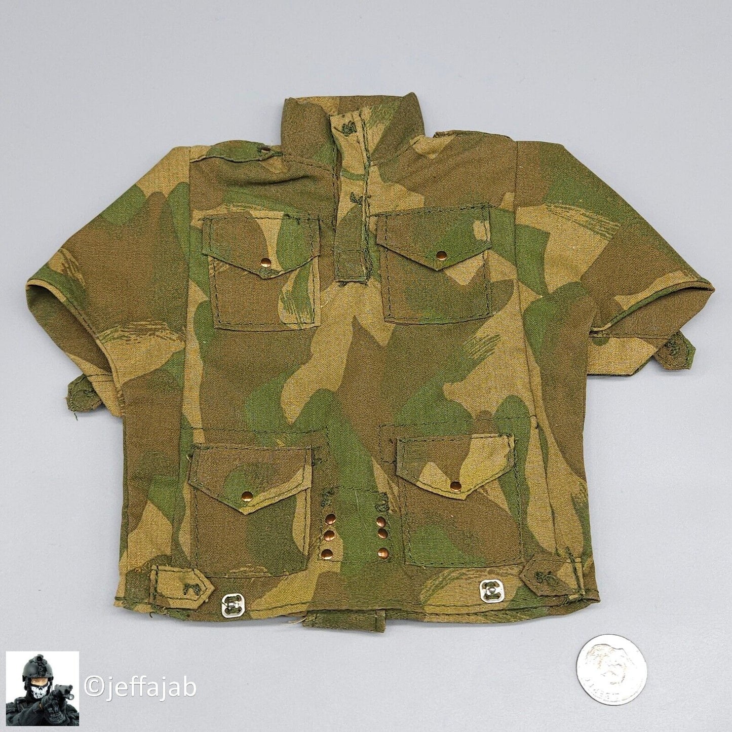 1:6 scale Ultimate Soldier WWII British Paratrooper Smock for 12" Figures