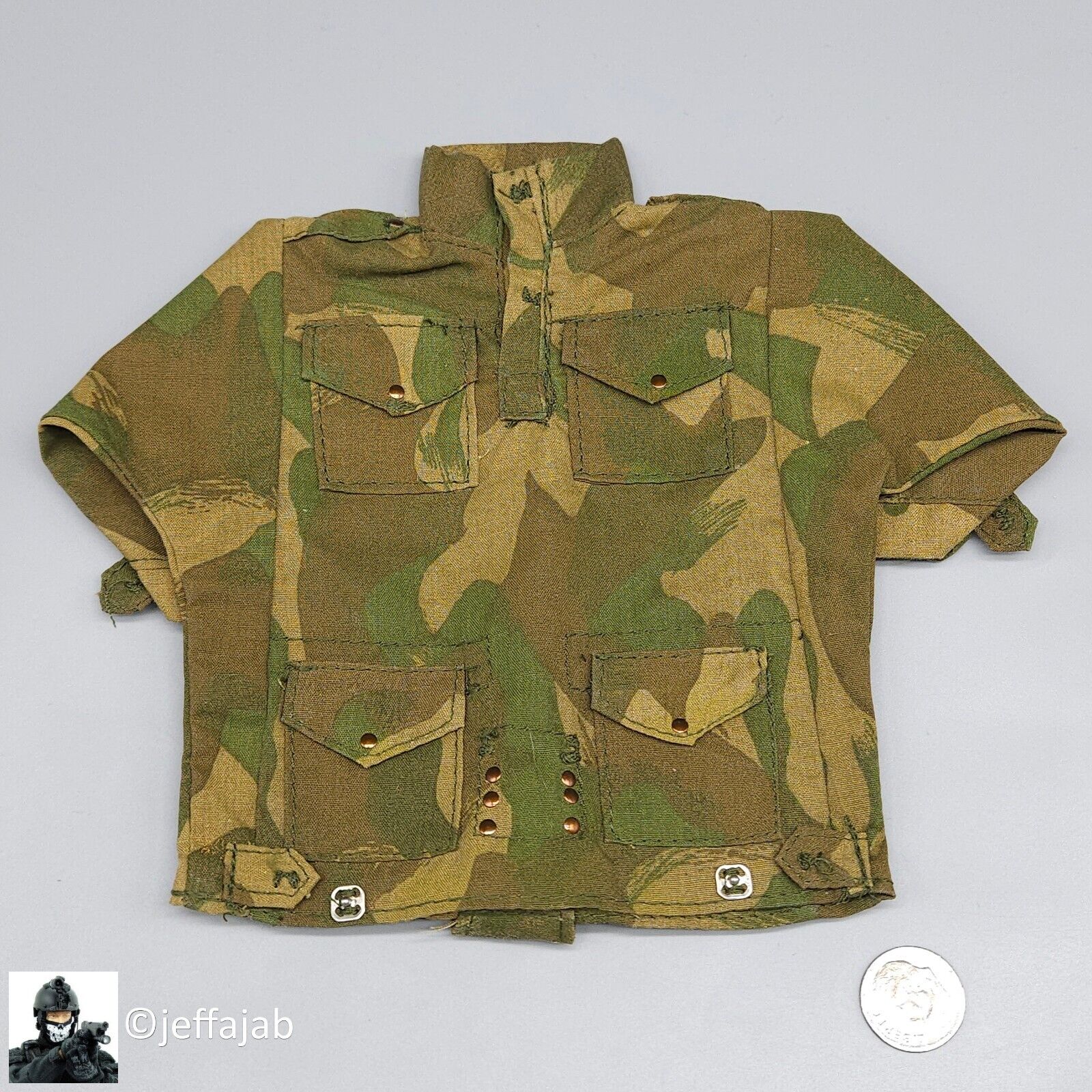 1:6 scale Ultimate Soldier WWII British Paratrooper Smock for 12" Figures