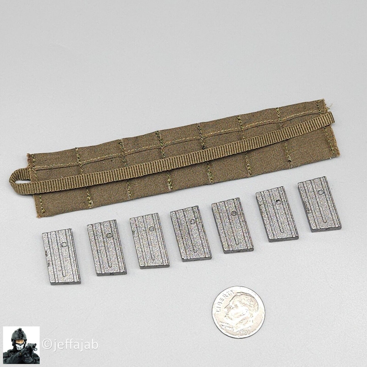 1:6 scale QO Toys Vietnam 101st Airborne Hamburger Hill Ammo Bandolier w/ Mags