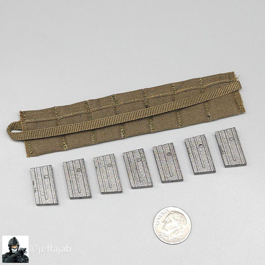 1:6 scale QO Toys Vietnam 101st Airborne Hamburger Hill Ammo Bandolier w/ Mags
