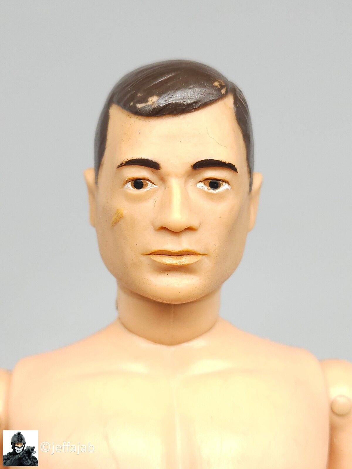 1:6 scale Vintage 1964 Hasbro GI Joe Brown Hair C7 12" Figure