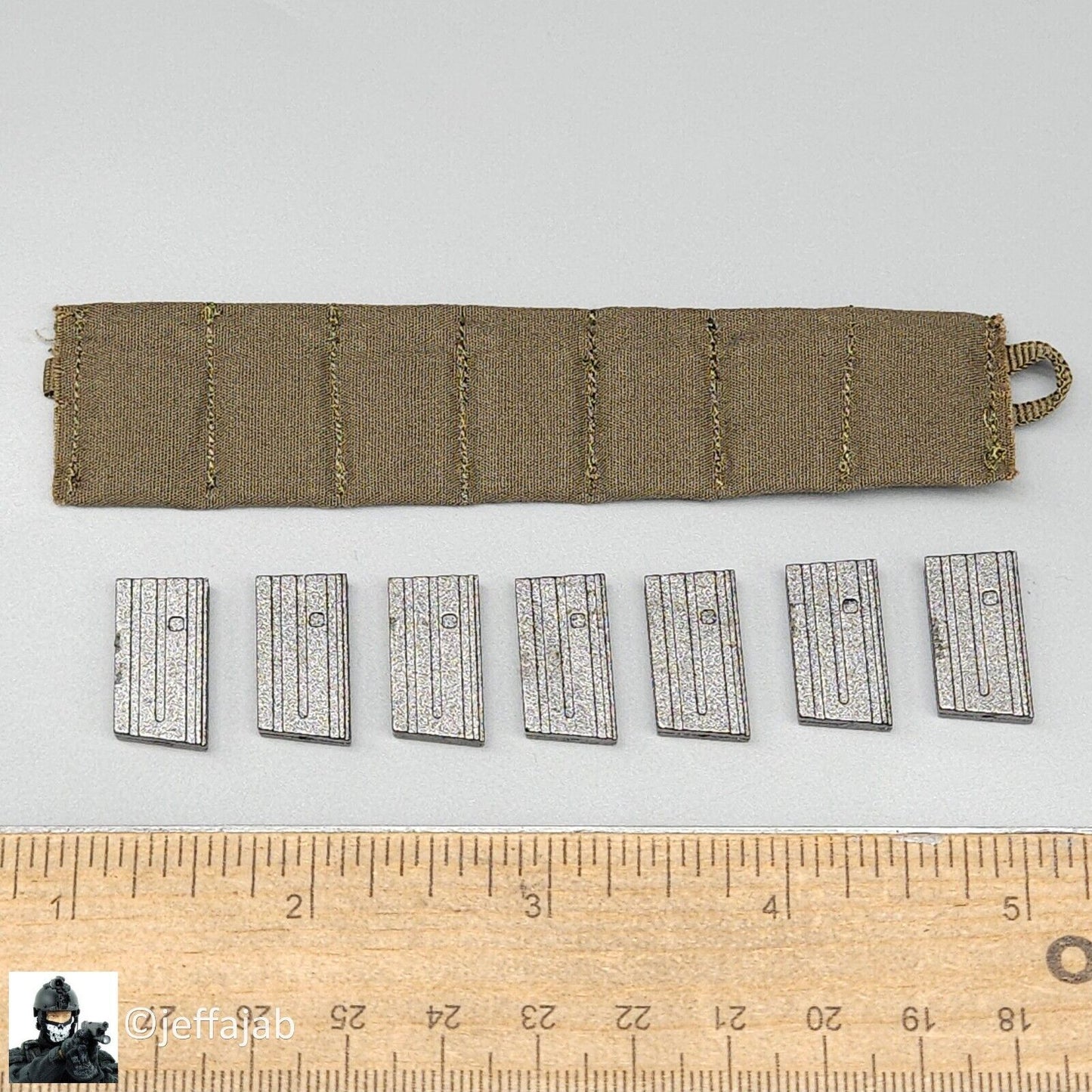 1:6 scale QO Toys Vietnam 101st Airborne Hamburger Hill Ammo Bandolier w/ Mags