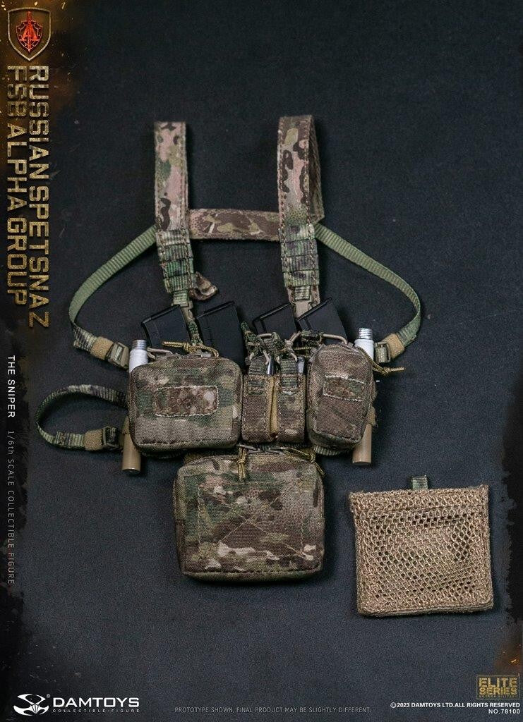 1:6 scale DamToys Russian Spetsnaz FSB ALPHA Group Sniper 12" Figure 78100