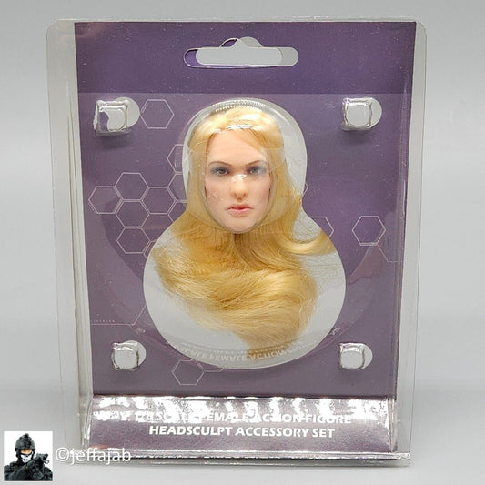 1:6 Triad Toys Female Head Sculpt Series 3 Amber Blond Hair for 12" Figures