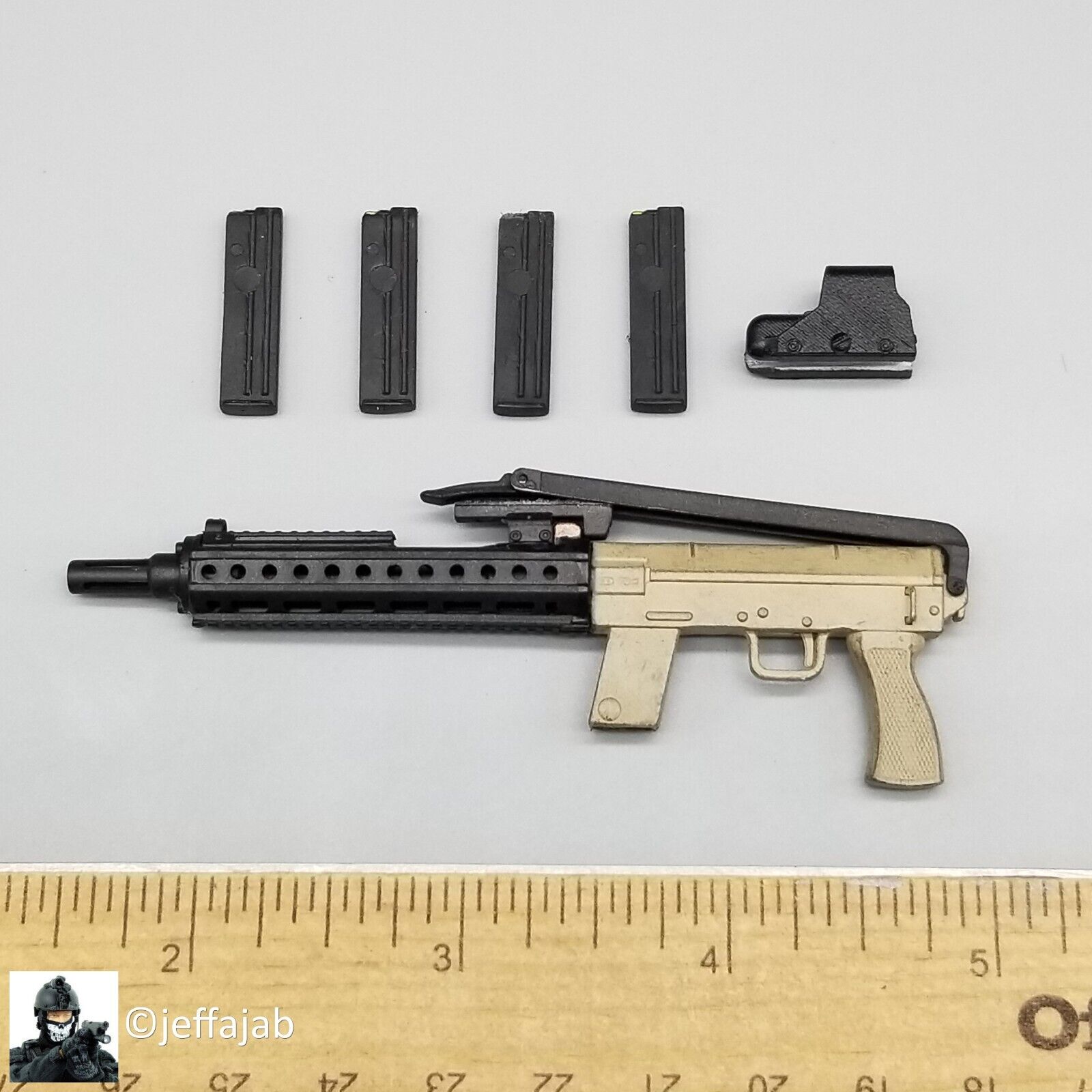 1:6 Flagset Female School Girl Han MeiMei Type 79 Submachine Gun for 12" Figures