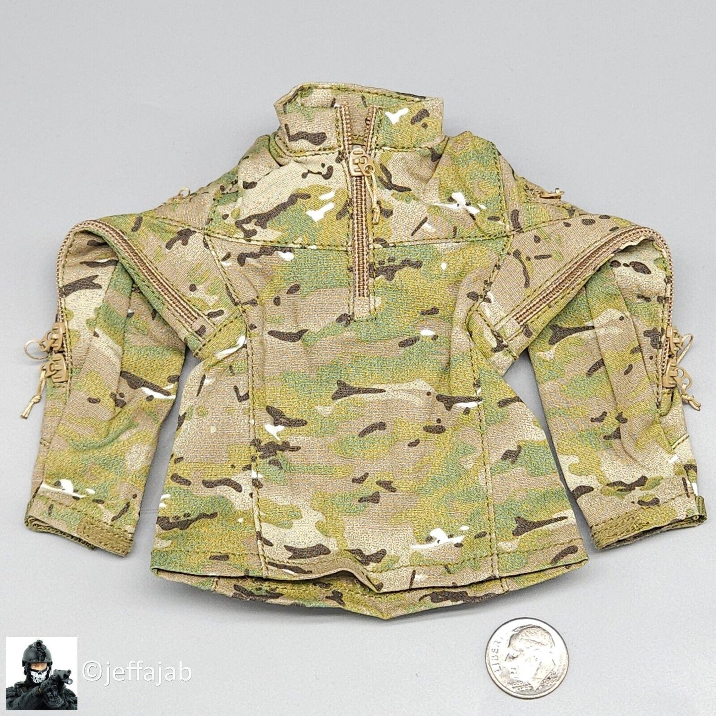 1:6 scale Easy & Simple Delta Force Chronology 2022 Multicam Soft Shell Shirt