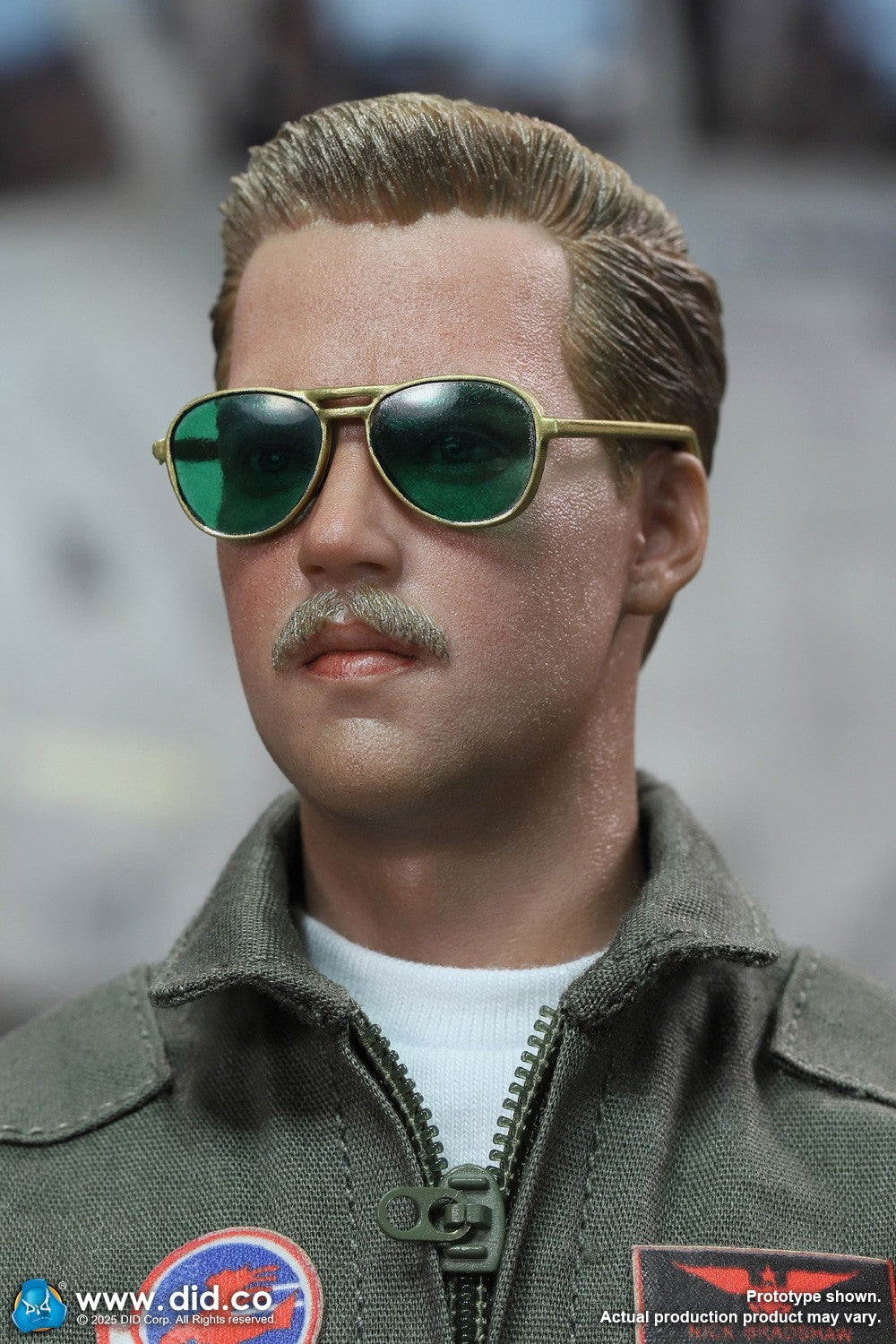 1:6 DID US Navy F-14 Pilot Tom & Nick "Goose" Head Sculpt for 12" Figures