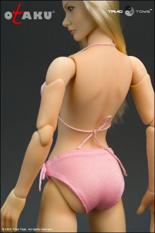 1:6 Triad Toys Otaku 1.0 Female Pink Bikini Top & Bottom for 12" Figures
