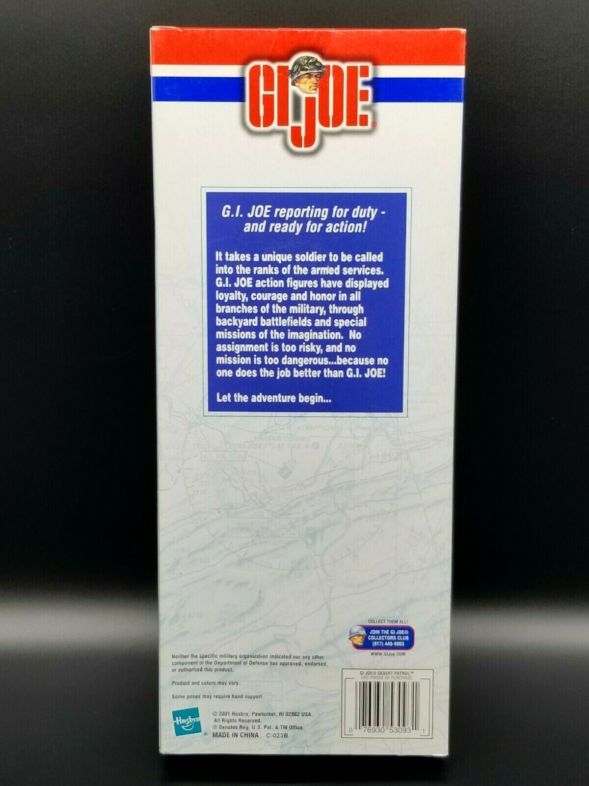 1:6 Hasbro GI Joe Desert Patrol 12" Action Figure Body Uniform M16 Rifle Set