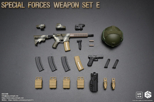 1:6 scale Easy & Simple Special Forces Weapon Set E for 12" Figures 06039B