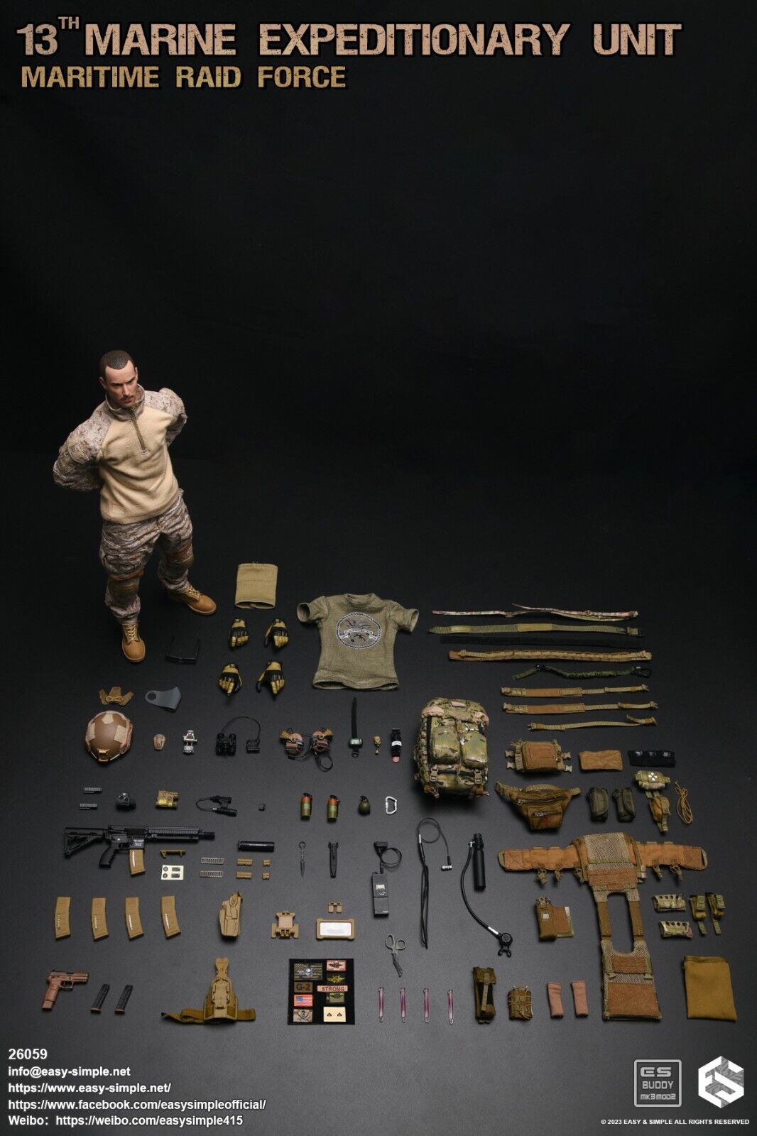 1:6 scale Easy & Simple 13th MEU Maritime Raid Force S20 Juggernaut Phone Case