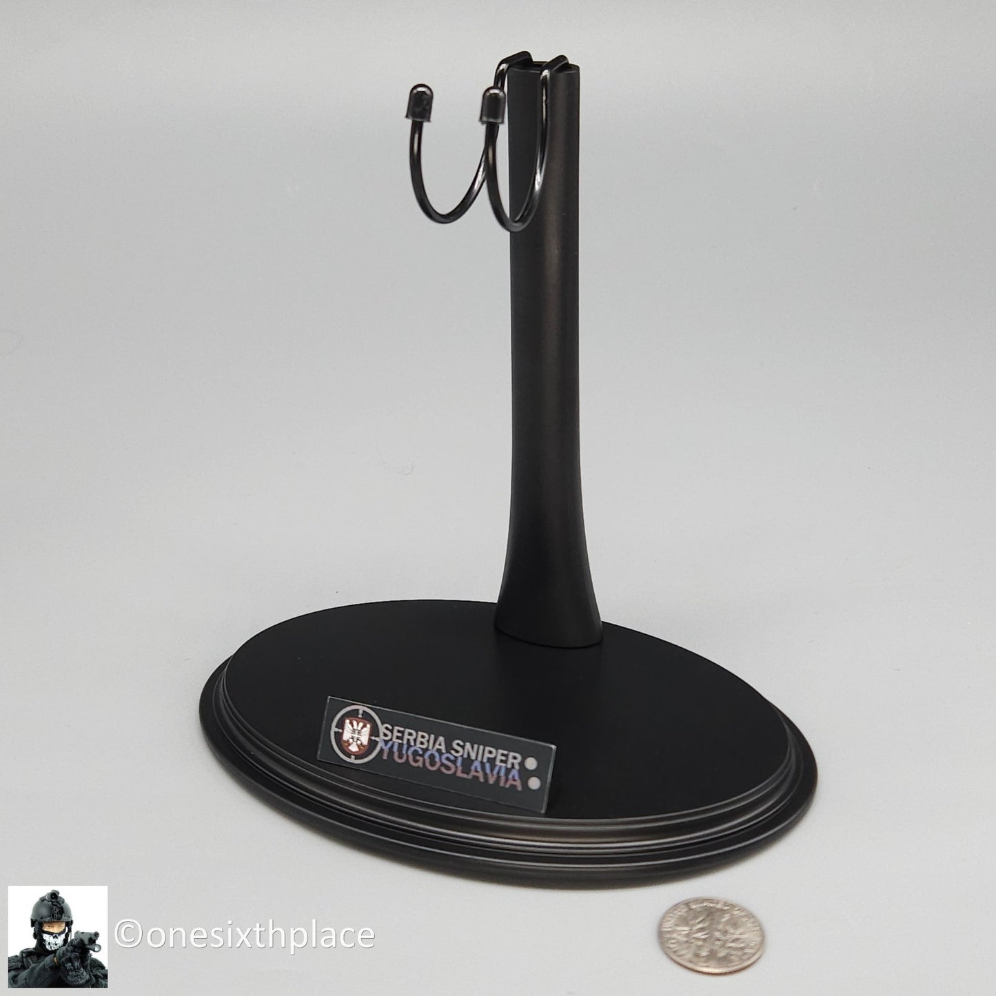 1:6 scale Flagset Serbia Sniper Display Stand Base for 12" Figures