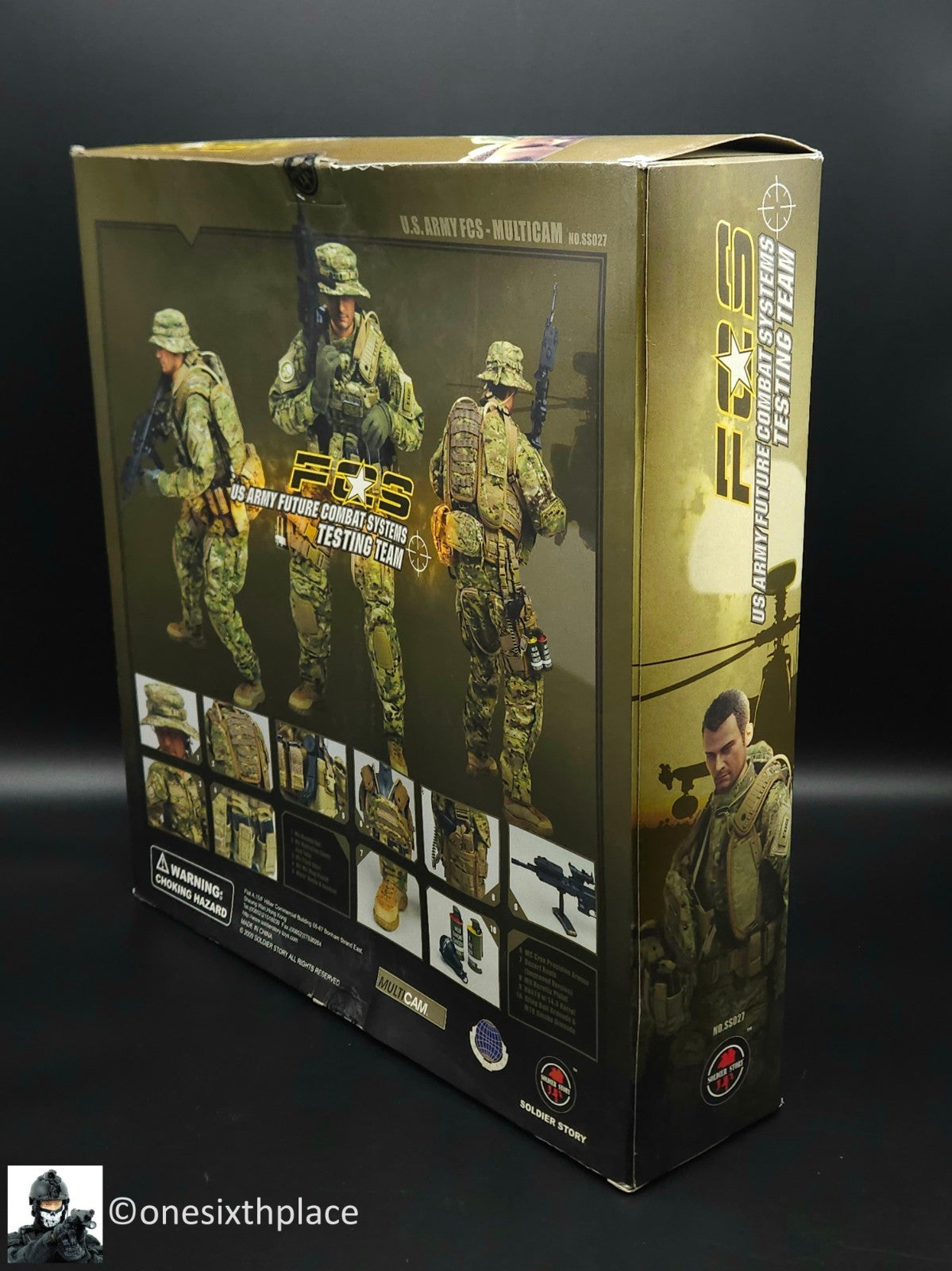 1:6 scale Soldier Story US Army FCS Testing Team Multicam Version 12" Figure