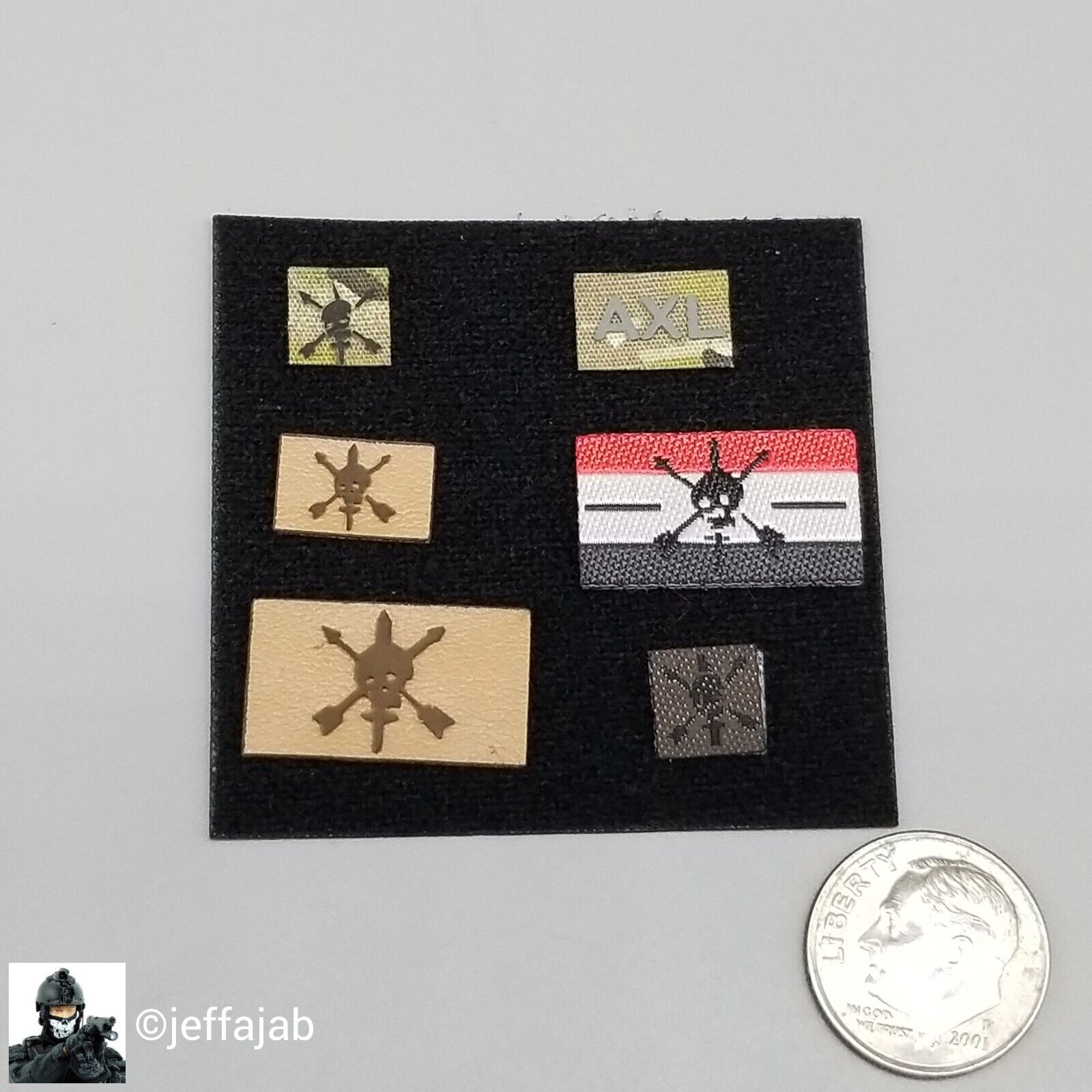 1:6 Easy & Simple Special Forces Group Crisis Response Force Patches Set