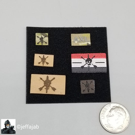 1:6 Easy & Simple Special Forces Group Crisis Response Force Patches Set