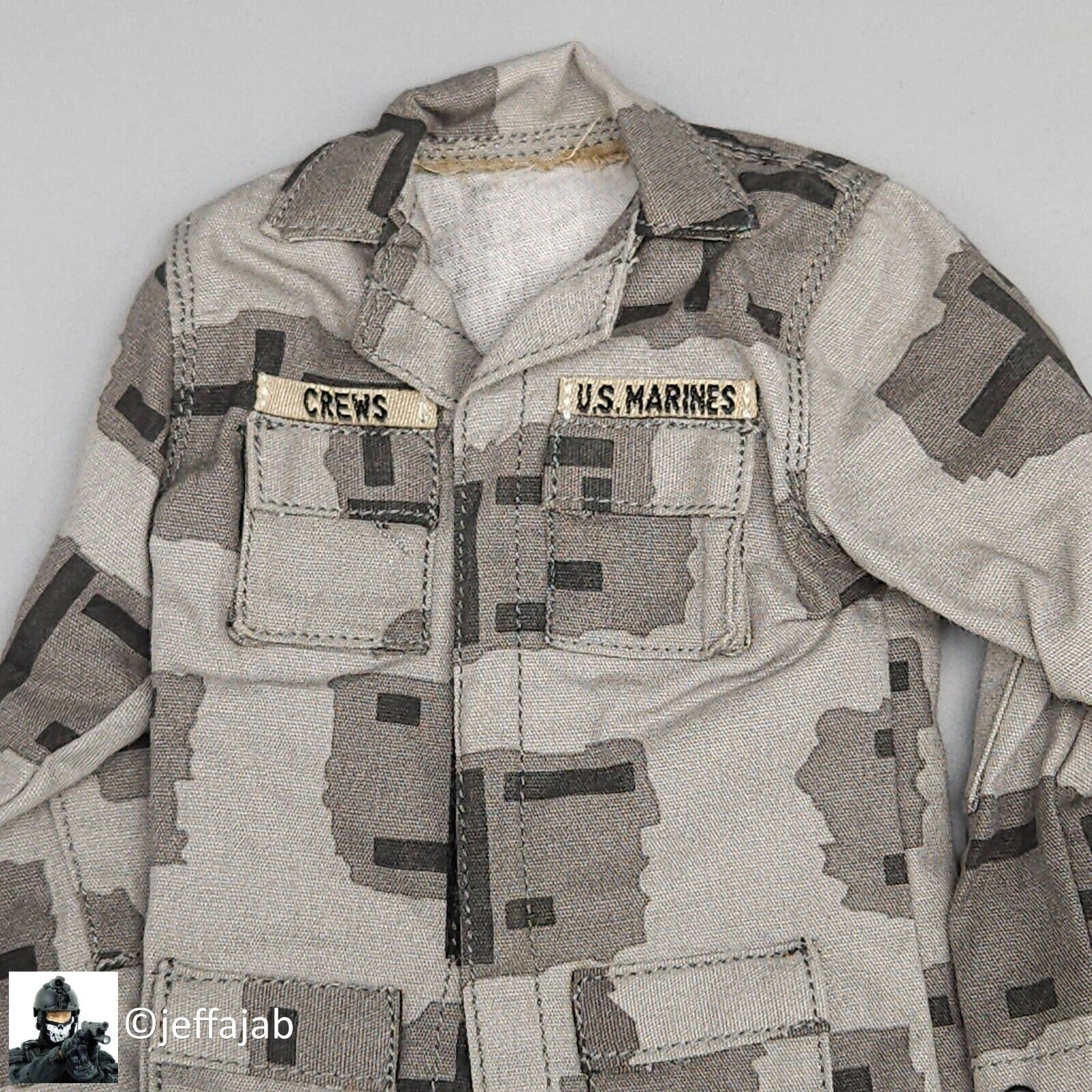 1/6 scale DamToys USMC Crews Urban Camo Uniform for 12" Figures