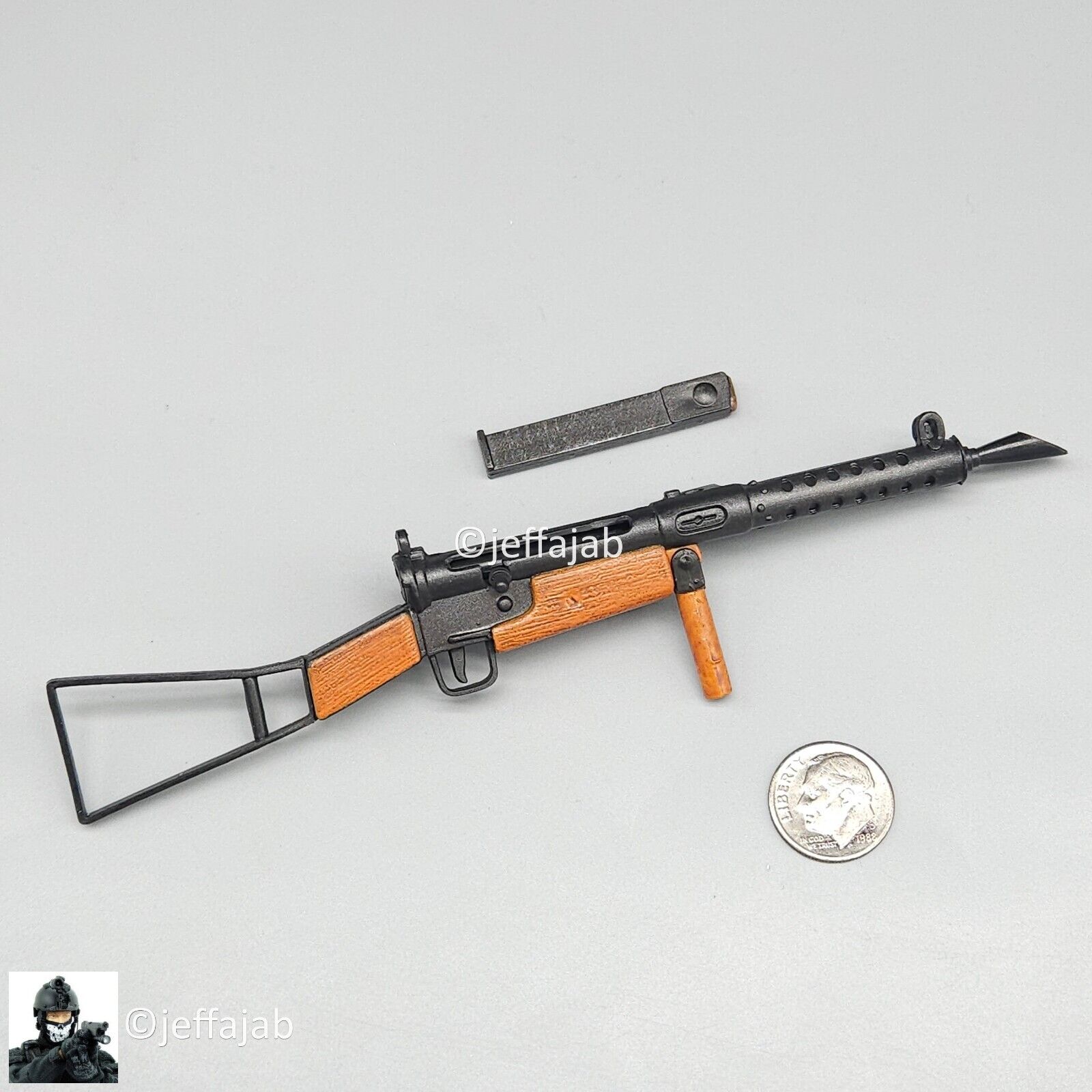 1:6 scale Ultimate Soldier WWII British MK 1 Sten Machine Gun for 12" Figures