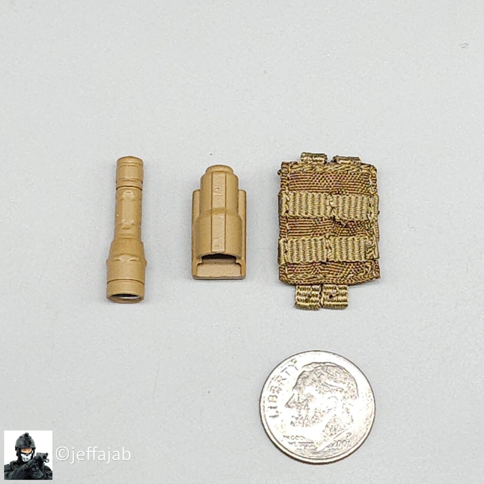 1:6 scale Easy & Simple USMC 26th MEU Tactical Flashlight for 12" Figures