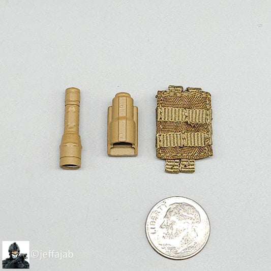 1:6 scale Easy & Simple USMC 26th MEU Tactical Flashlight for 12" Figures