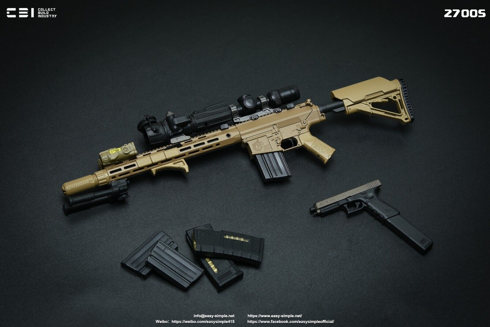 1:6 scale CBI x Easy & Simple Task Force 58 PO1 Brad 12" Boxed Figure 27005