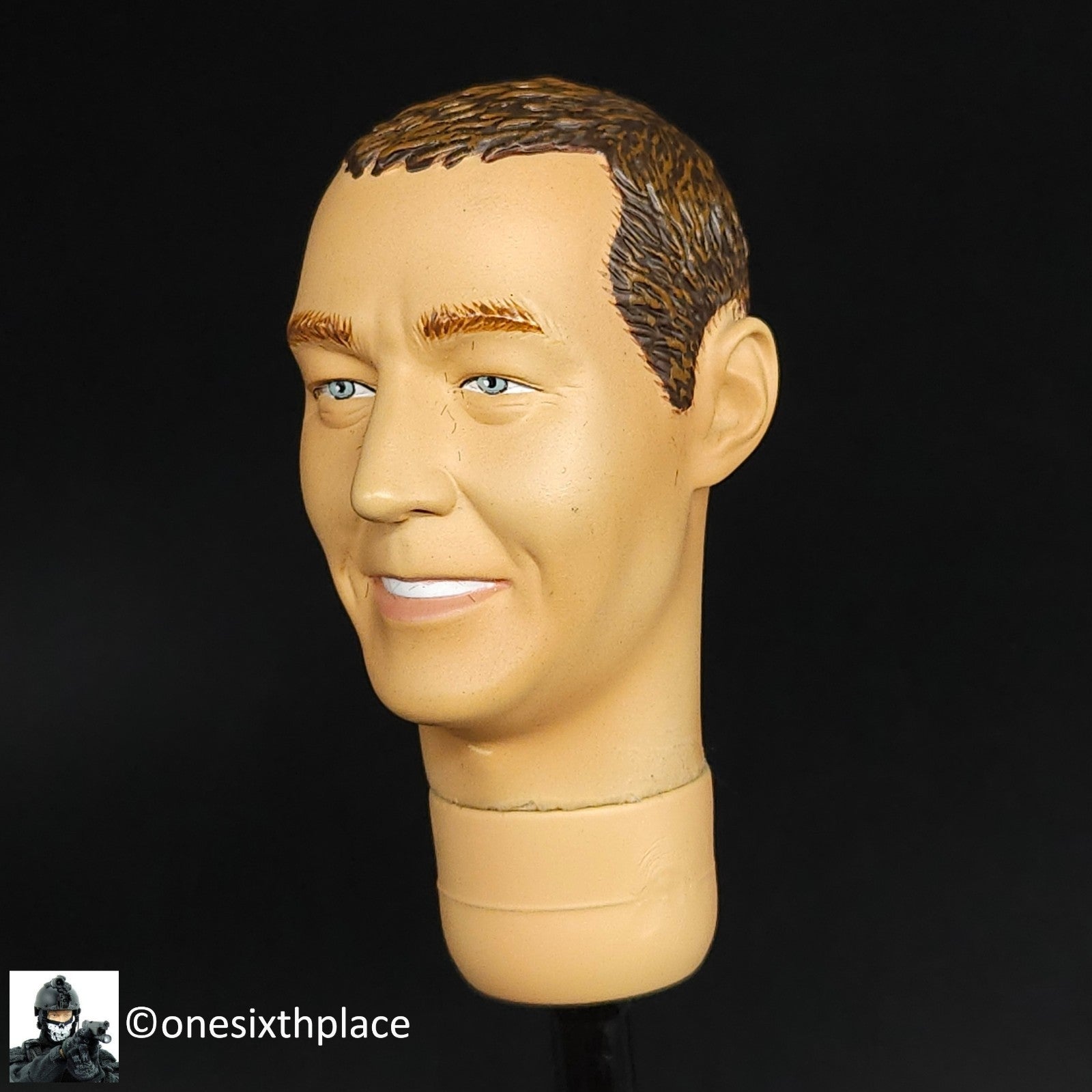 1:6 scale BBI Blue Angels Pilot Rob G1 Male Head Sculpt for 12" Figures