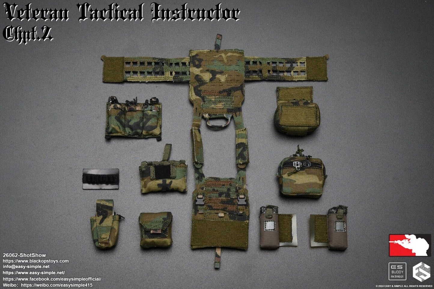 1:6 Easy & Simple Veteran Tactical Instructor Ch II SHOTShow Shotgun Shell Pouch