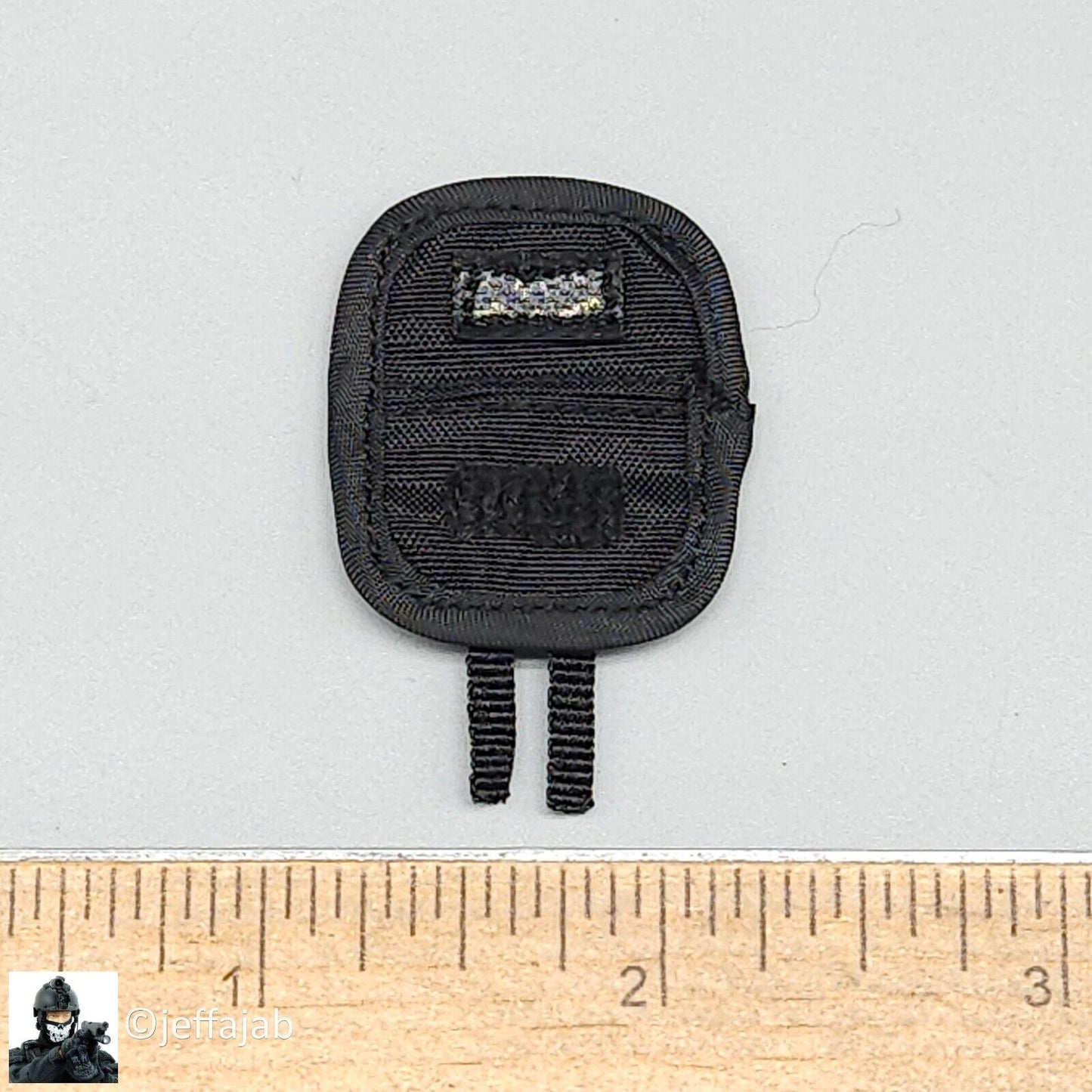 1:6 KSToys Doomsday Guardian Black Small Folding Pouch for 12" Figures