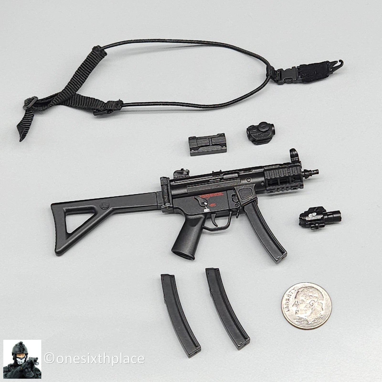 1:6 scale Easy & Simple Coalition Forces MP5 Submachine Gun 12" Figures 26065SC