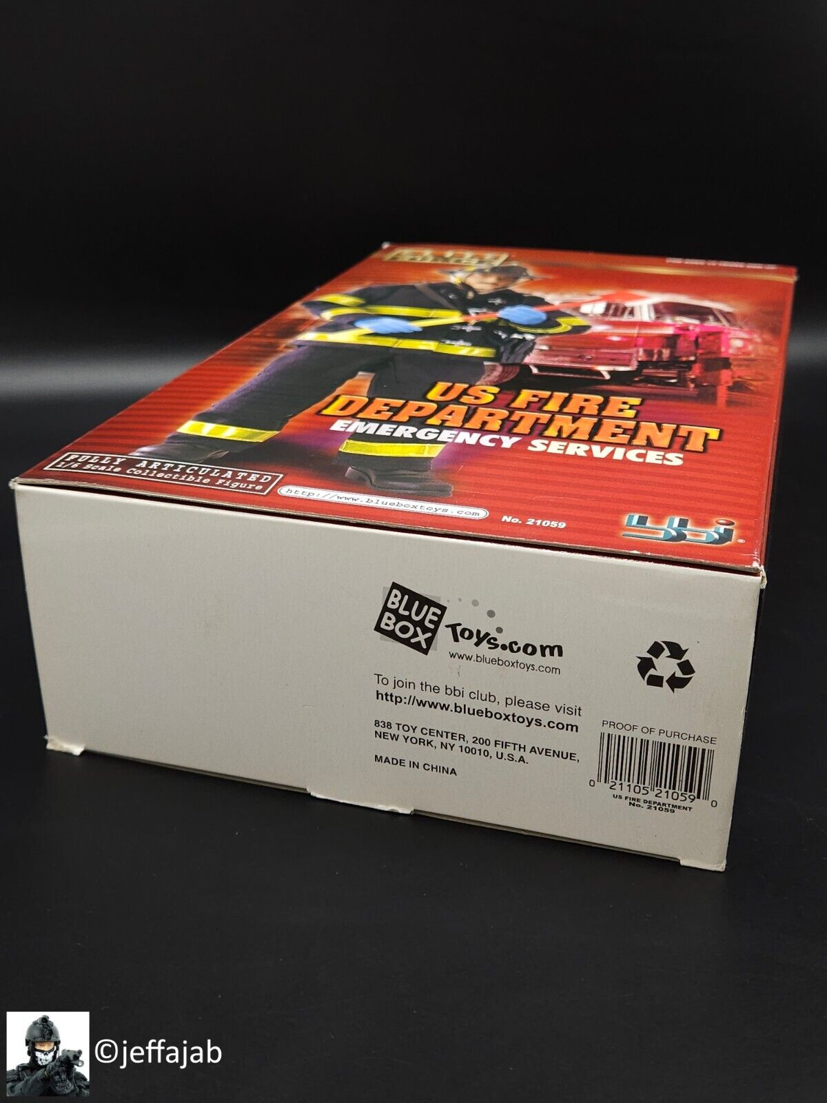 1:6 scale BBI Elite Force US Fire Department Emergency Service 12" Action Figure