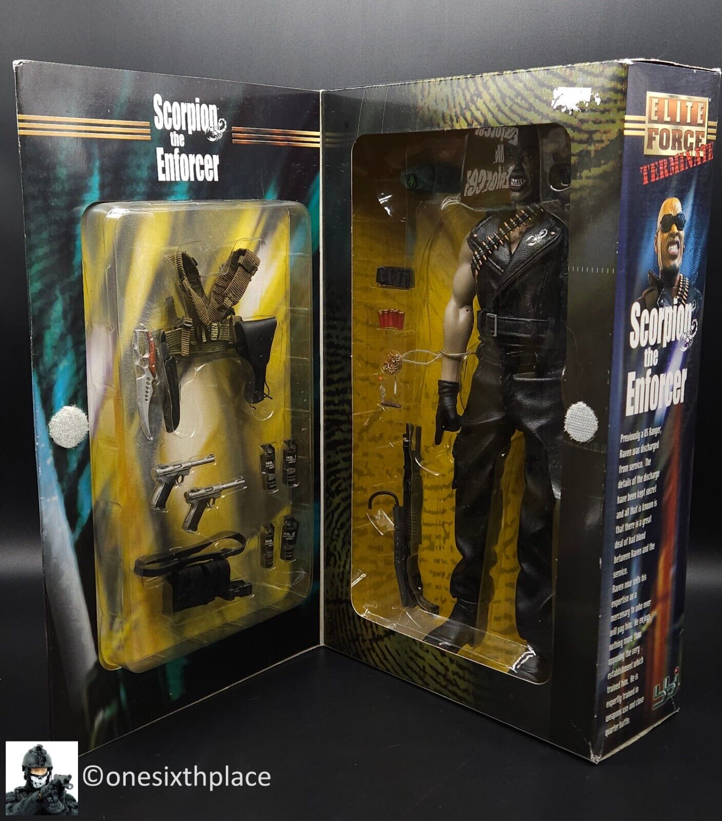 1:6 BBI Elite Force Terminate "Scorpion the Enforcer" 12" Action Figure Villain