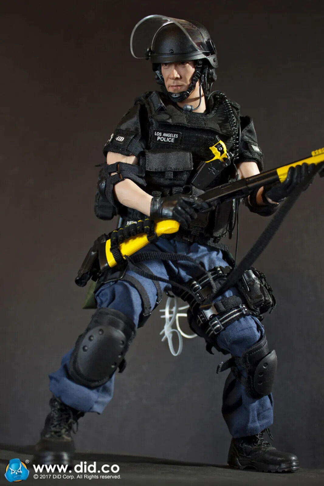 1:6 DiD LAPT SWAT Takeshi Asian Male Head Sculpt 12" GI Joe Dragon BBI DamToys