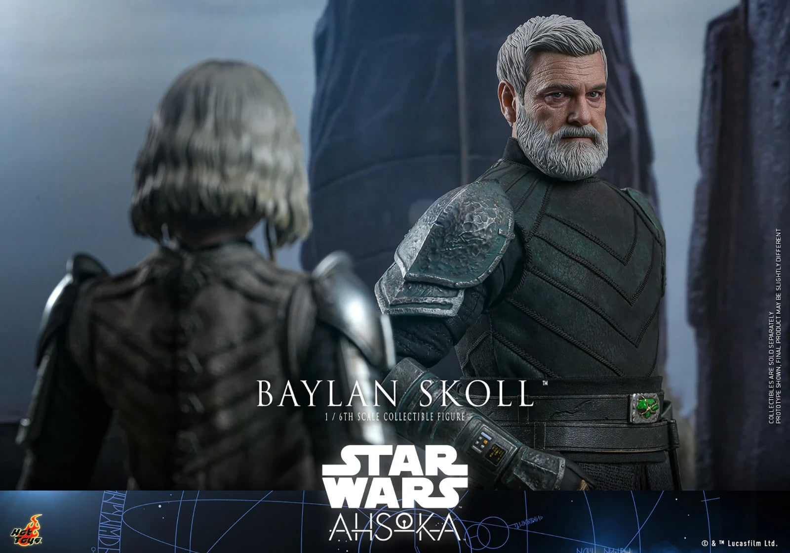 1:6 scale Hot Toys Star Wars Ahsoka Baylan Skoll 12" Action Figure TMS125