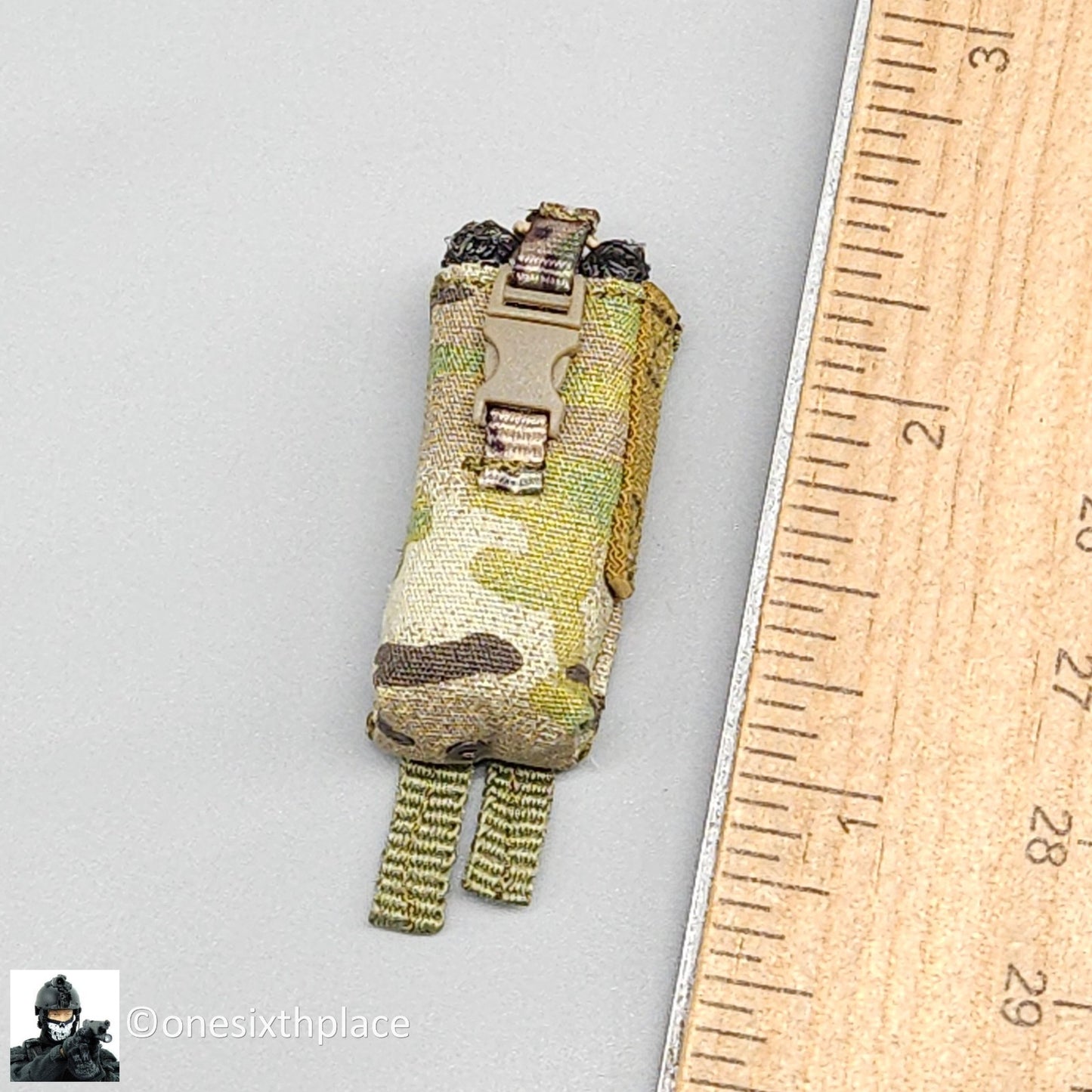 1:6 scale Easy & Simple Coalition Forces Multicam Radio Pouch 12" Figure 26065SC