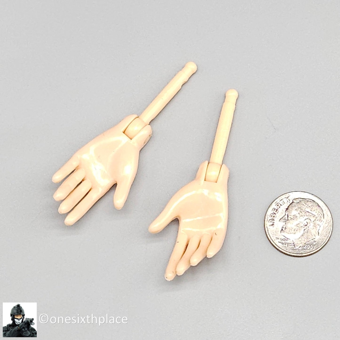 1:6 scale BBI Cy Girl Female Nude Open Hands (Pale) for 12" Figures