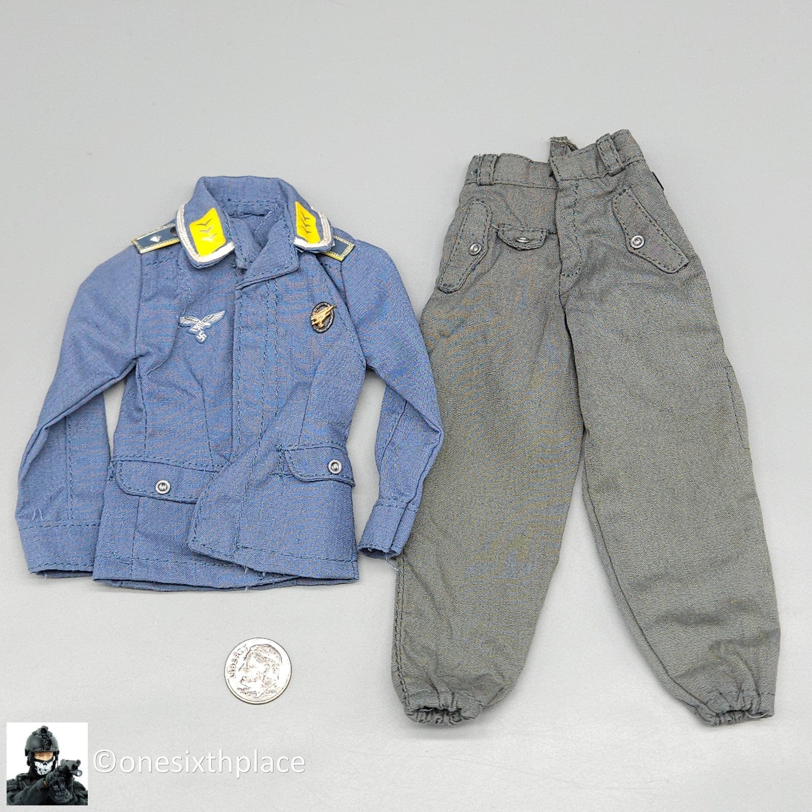 1:6 Dragon WWII German Fallschirmjager Siegfried Feldwebel Uniform 12" Figures