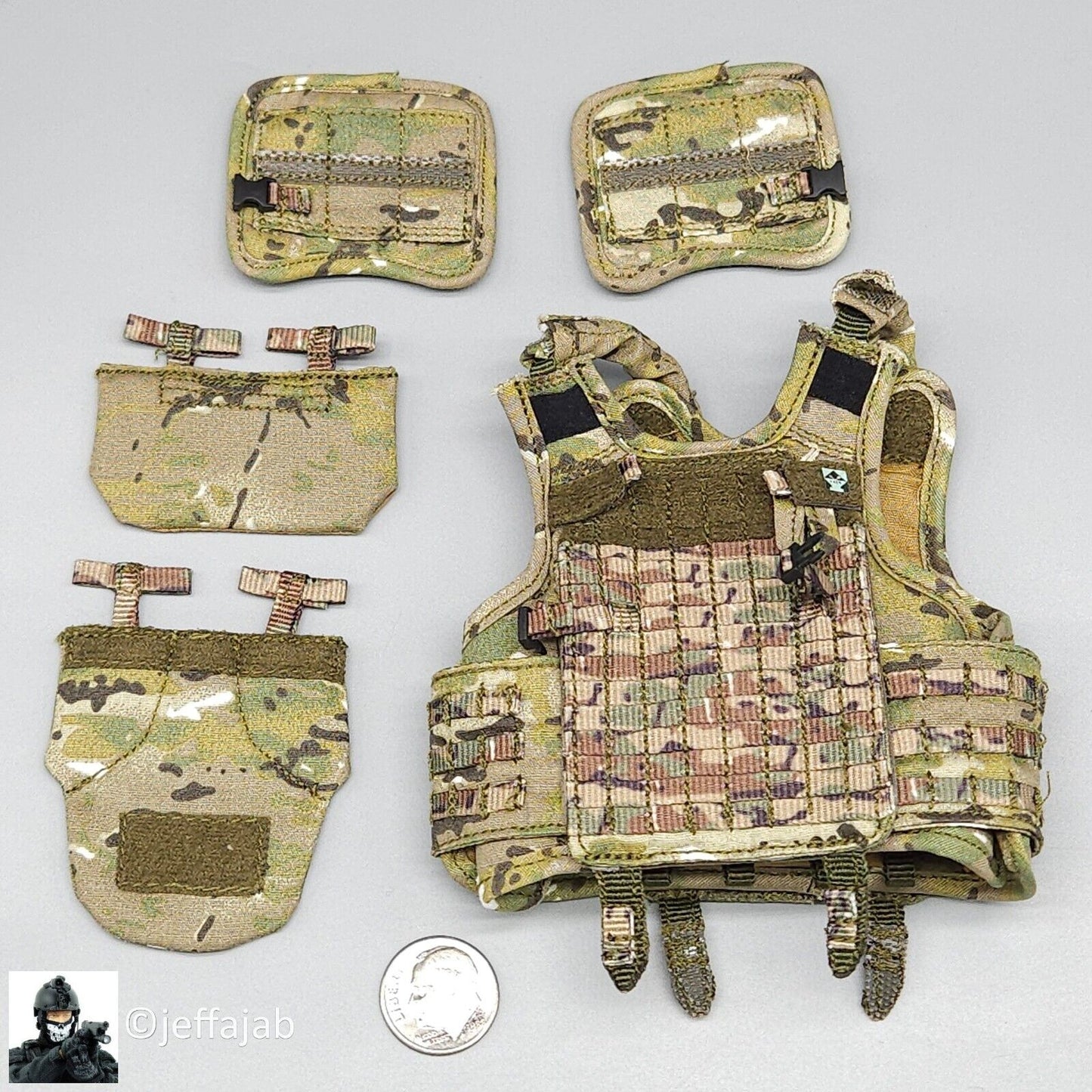 1:6 Easy & Simple Russian FSB Spetsnaz ALPHA Multicam Gladiator Plate Carrier