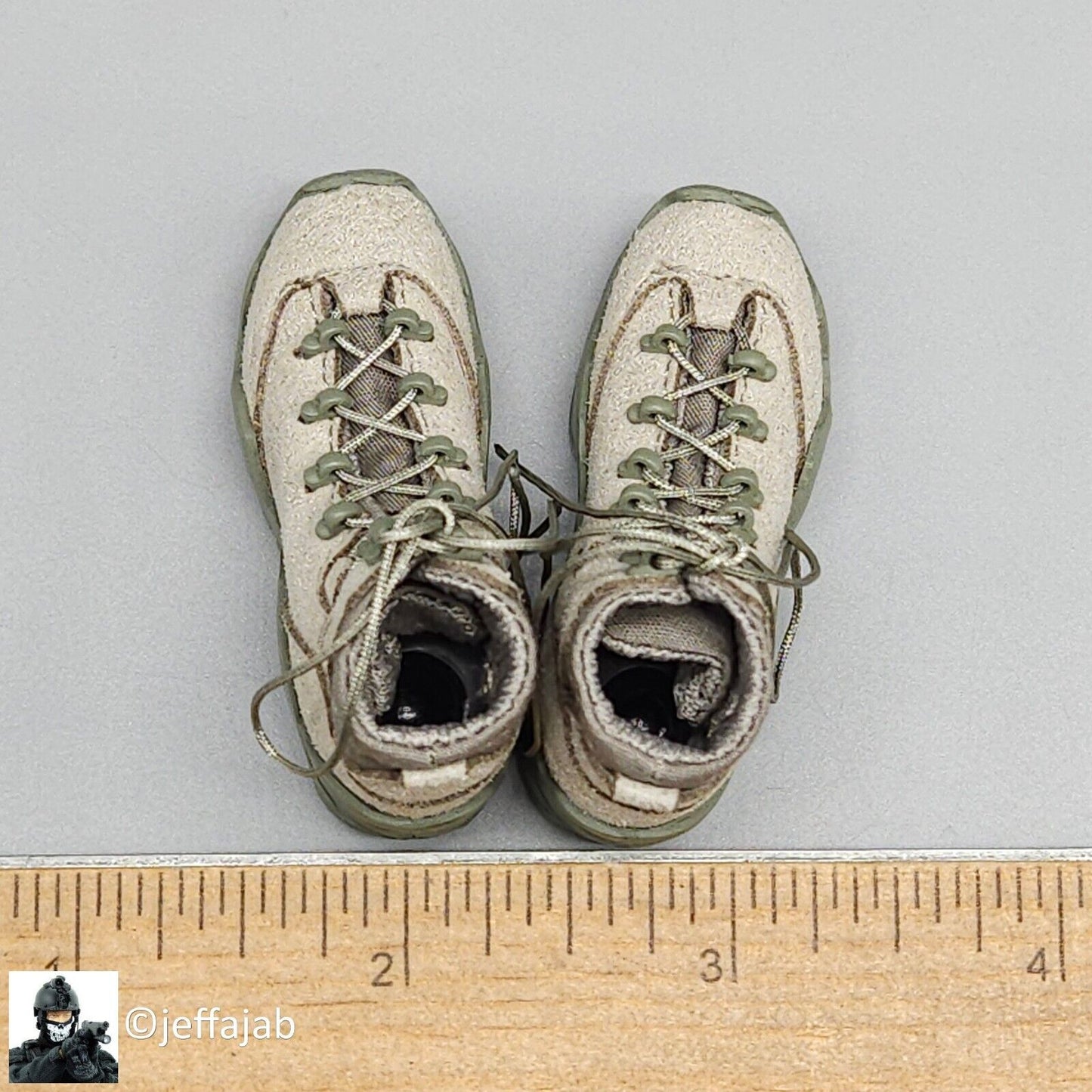 1:6 Easy & Simple French Airborne Special Operations LOWA GTX Boots 12" Figures