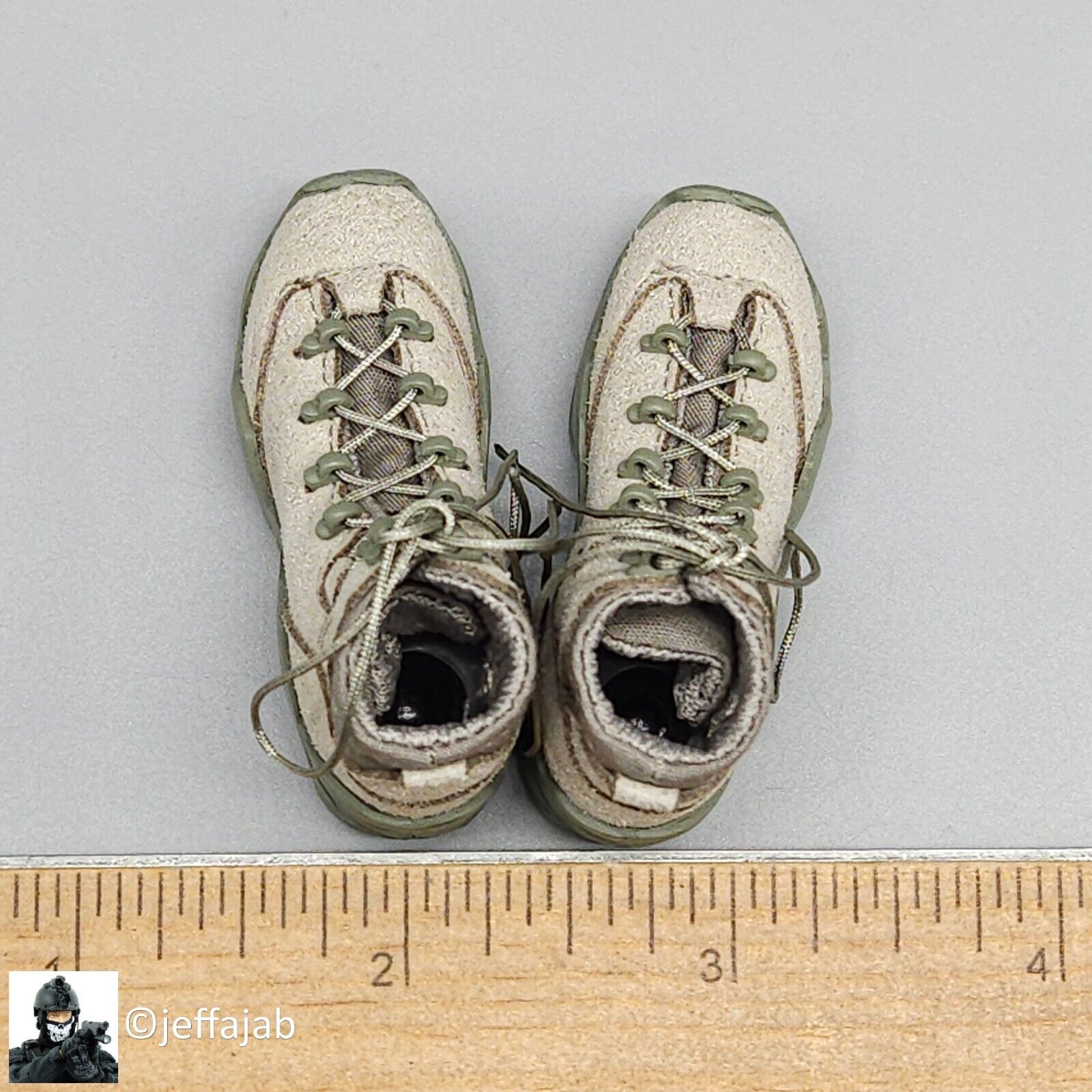 1:6 Easy & Simple French Airborne Special Operations LOWA GTX Boots 12" Figures