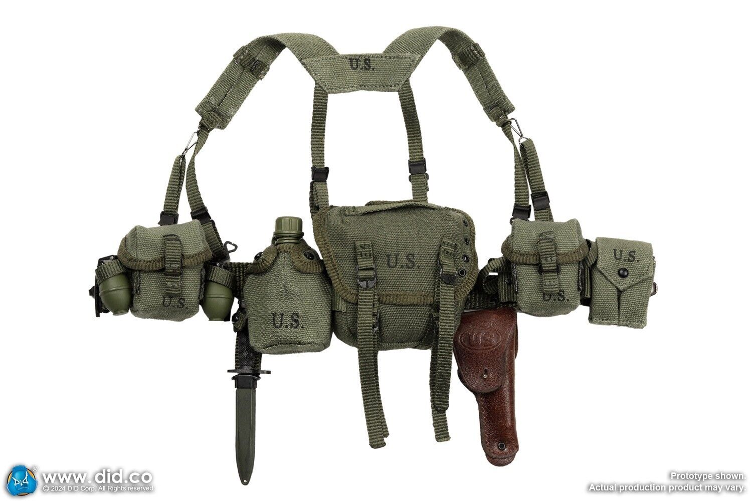 1:6 scale DiD Vietnam War US Army Lt Col Moore M56 First Aid Pouch